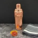 Hammered Copper Cocktail Shaker