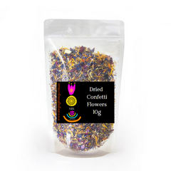 Dried Edible Confetti Flowers Cocktail Garnish - 10g
