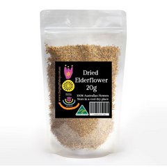 Dried Edible Elderflower Cocktail Garnish - 20g