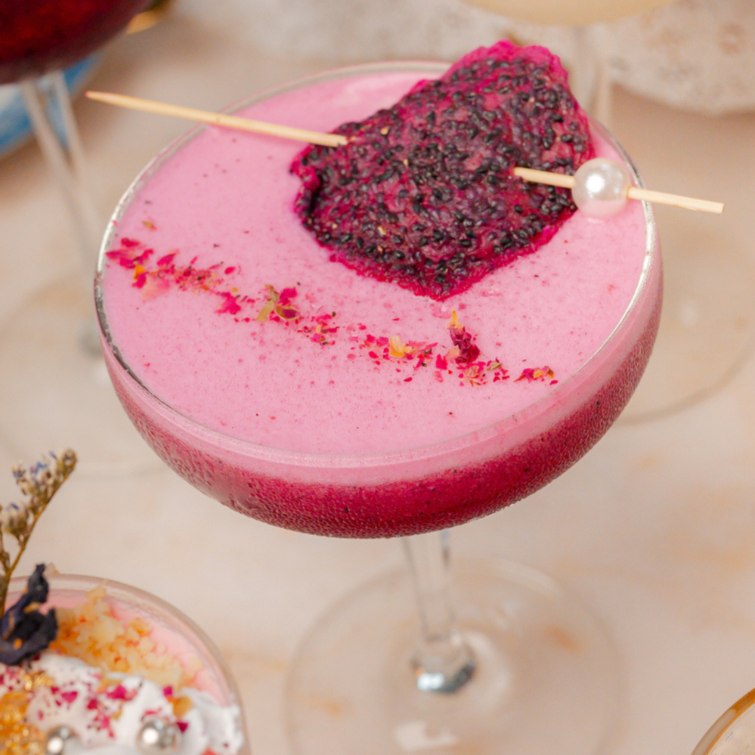 Dried Dragon Fruit Cocktail Garnish - 40g