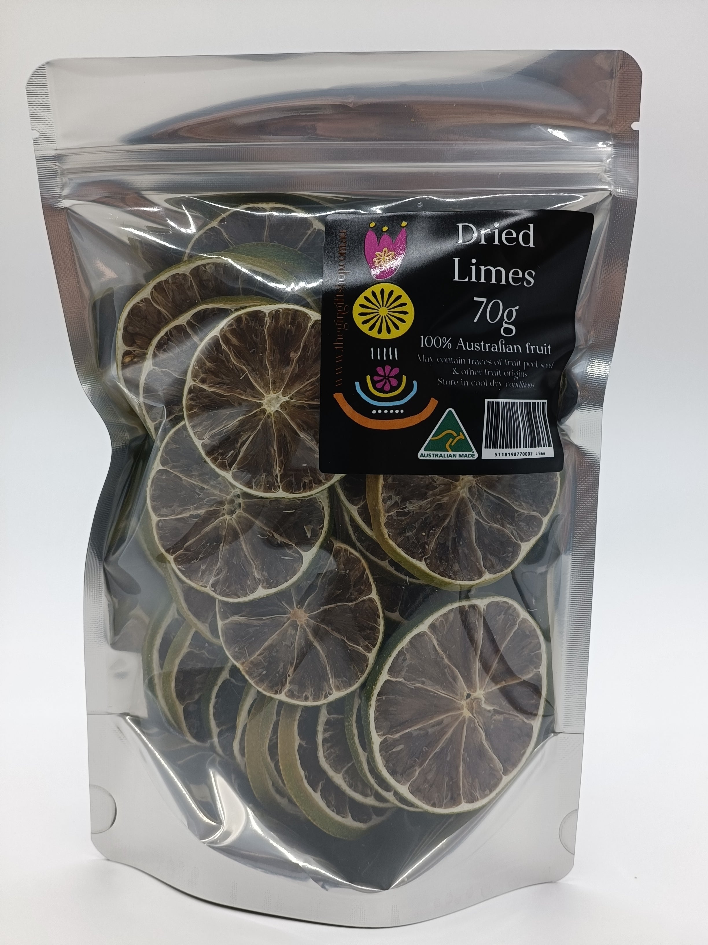 Dried Lime Cocktail Garnish  - 70g