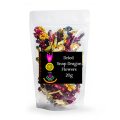 Dried Edible Snap Dragon Flowers Cocktail Garnish - 20g